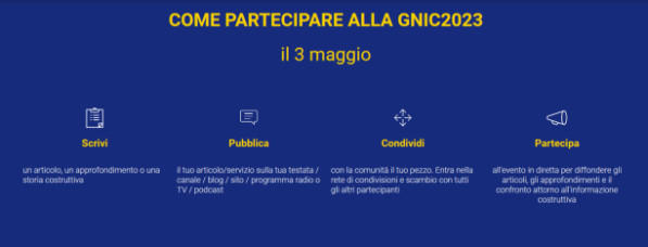 come partecipare alla GNIC